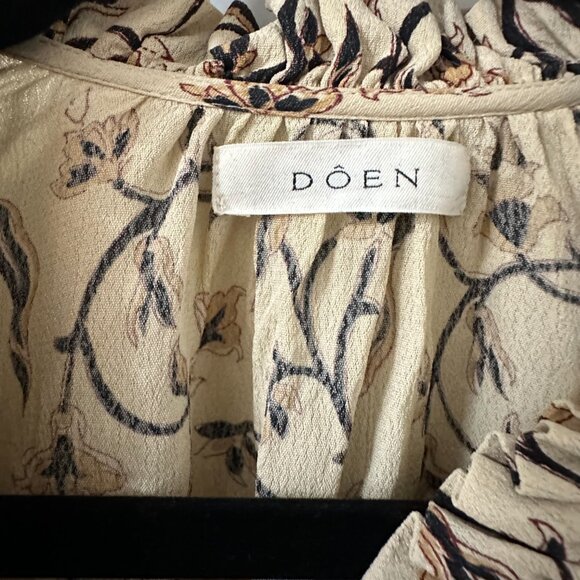 Doen Baltic Top Cream Scroll Print - Picture 5 of 7